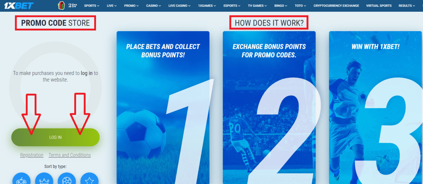 1xBet promo code for registration in India